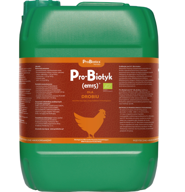 Pro-Biotyk (em15) dla drobiu - 10L Pro-Biotyk (em15) dla drobiu - 10L