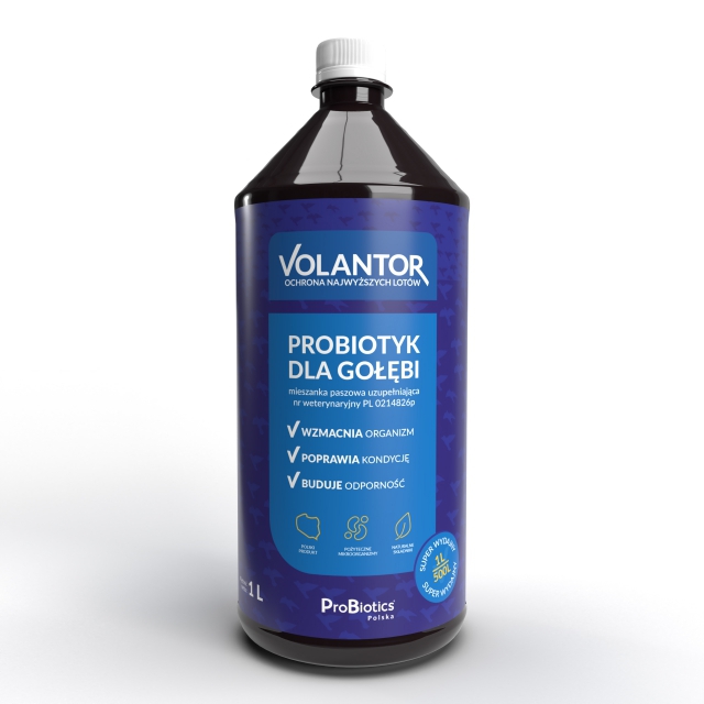 Volantor - Probiotyk dla gołębi - 1L Volantor - Probiotyk dla gołębi - 1L